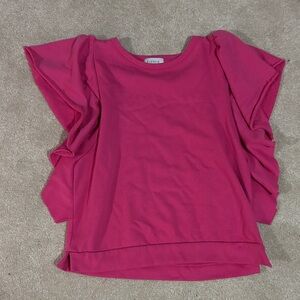 Cutter & Buck Women's Fuchsia Short Sleeve Top